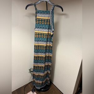 Geometric Maxi Dress